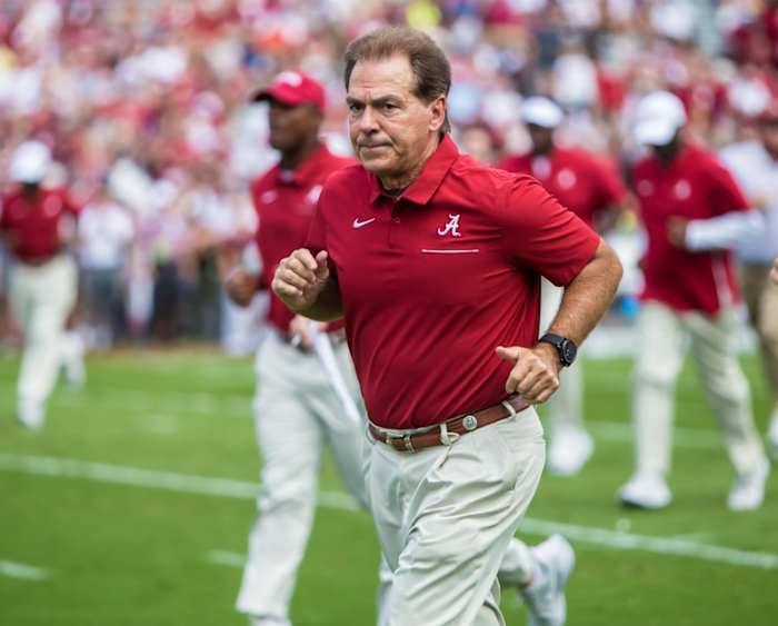 Nick Saban Jeff Blake